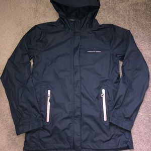 Navy Vineyard Vines Rain Jacket